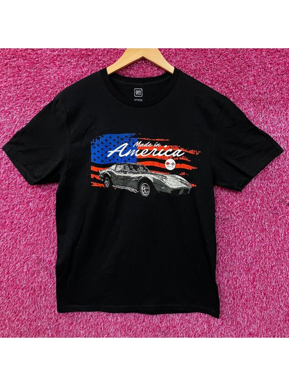 General Motors Chevrolet Corvette "Patriot Vette" Graphic Tee Medium